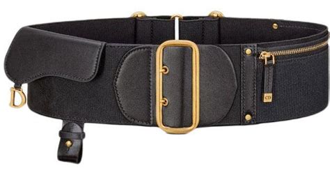 dior saddle belt size